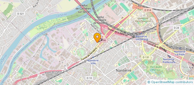 localisation de l'entreprise FEDERATION HAUTS SEINE PARTI SOCIALISTE à NANTERRE