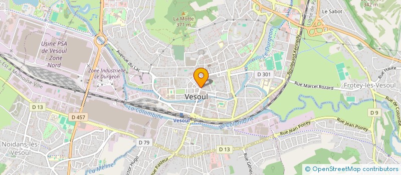localisation de l'entreprise FEDERATION HIERO HAUTE SAONE à VESOUL