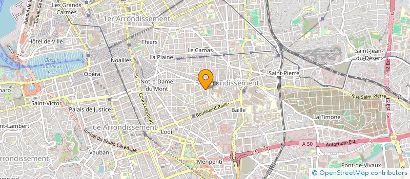 localisation de l'entreprise FEDERATION HOSPITALIERE REGIONALE PACA à MARSEILLE