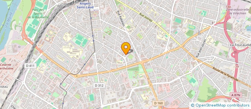 localisation de l'entreprise FEDERATION INTER-ASSOCIATIONS CULTURELLES à ANGERS