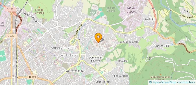 localisation de l'entreprise FEDERATION INTERGALACTIQUE DES ANCIENS INFO à ANNECY