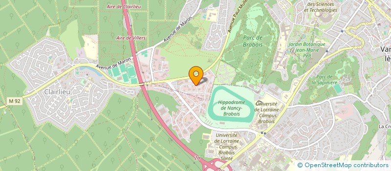 localisation de l'entreprise FEDERATION INTERNATION BIOLOGIE CLINIQUE  VILLERS-LES-NANCY