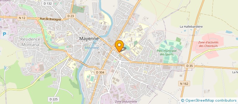 localisation de l'entreprise FEDERATION INTERNATIONALE DES MOUVEMENTS D'ECOLE MODERNE à MAYENNE