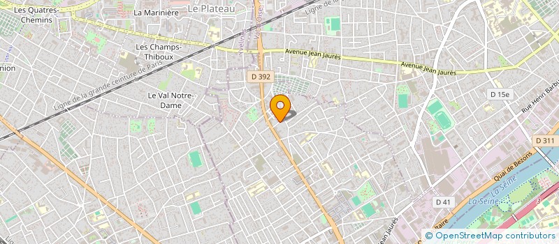 localisation de l'entreprise FEDERATION INTERNATIONALE DU TOURISME- F.I.T.  BEZONS