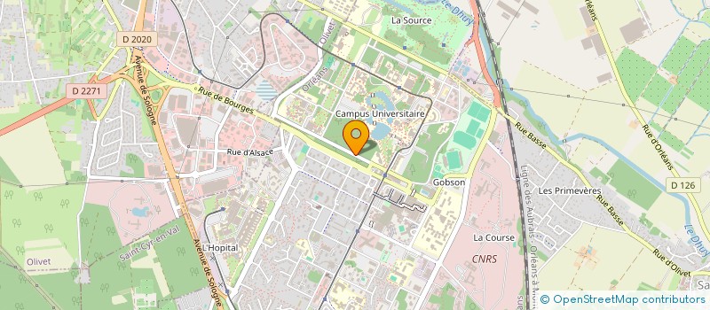 localisation de l'entreprise FEDERATION IUT ORLEANS à ORLEANS