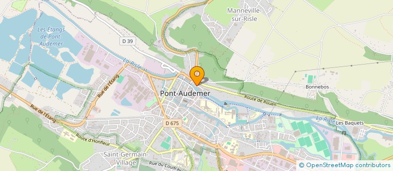 localisation de l'entreprise FEDERATION JEUXTRADINORMANDIE  PONT-AUDEMER