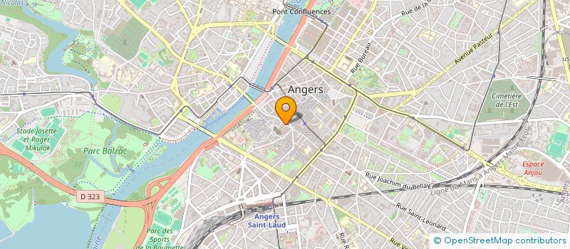 localisation de l'entreprise FEDERATION JOCF à ANGERS
