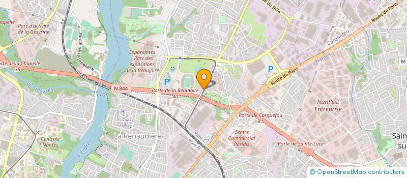 localisation de l'entreprise FEDERATION KIN-BALL FRANCE à NANTES