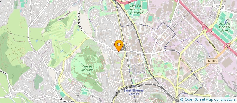 localisation de l'entreprise FEDERATION KORFBAL FRANCE  SAINT-ETIENNE