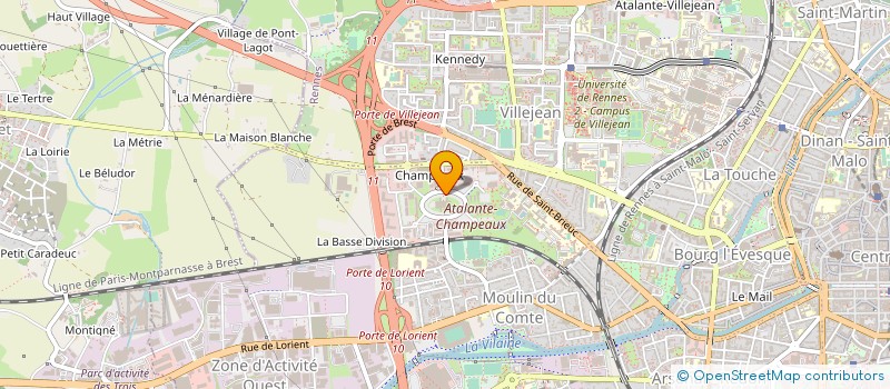 localisation de l'entreprise FEDERATION LIMOUSINE DE BRETAGNE  RENNES