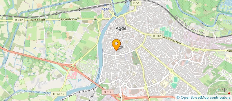 localisation de l'entreprise FEDERATION LUTTES POUR ABOLITION DE CORRIDA  AGDE