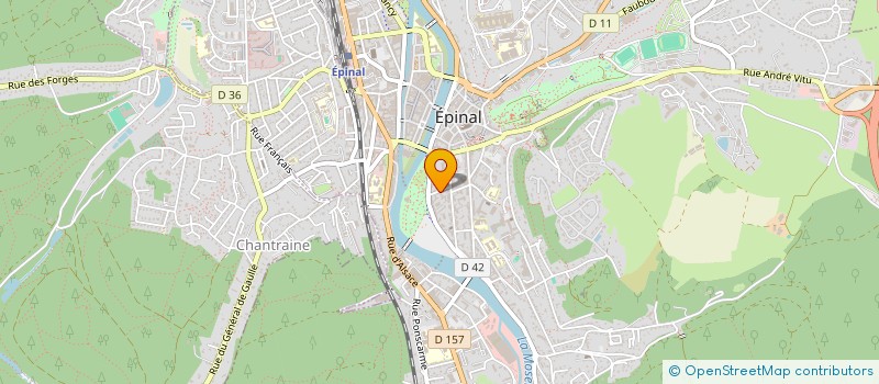 localisation de l'entreprise FEDERATION MEDICO SOCIALE DES VOSGES à EPINAL