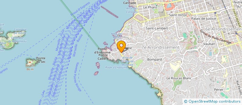 localisation de l'entreprise FEDERATION MEDITER SOCIETES NAUTIQ BDRH à MARSEILLE