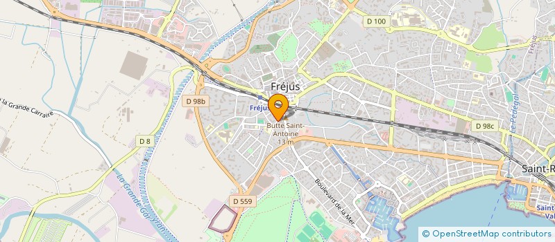 localisation de l'entreprise FEDERATION MEDITERRANEENNE DE FIBROMYALGIE MALADIES CHRONIQUES ET PSYCHOTHERAPIE (FMFMCP) à FREJUS