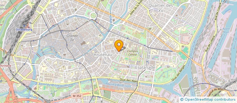 localisation de l'entreprise FEDERATION MOUVEMENT FAMILIAL D ALSACE à STRASBOURG