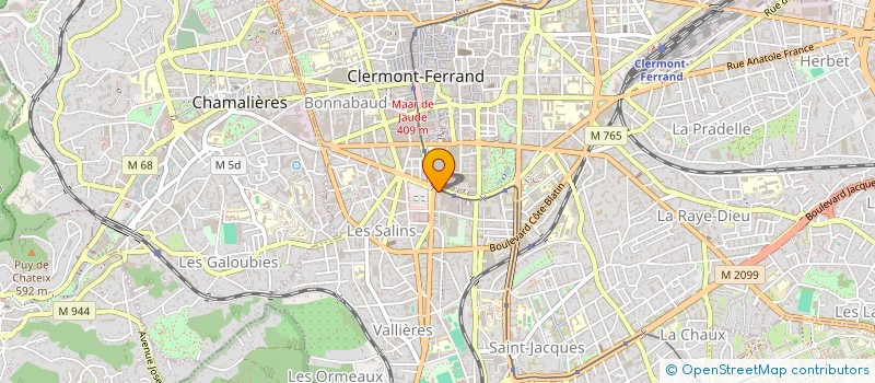 localisation de l'entreprise FEDERATION MSA D AUVERGNE  CLERMONT-FERRAND