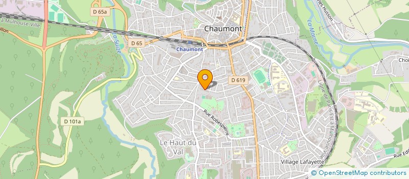 localisation de l'entreprise FEDERATION MUSICALE AUBE HTE MARNE à CHAUMONT