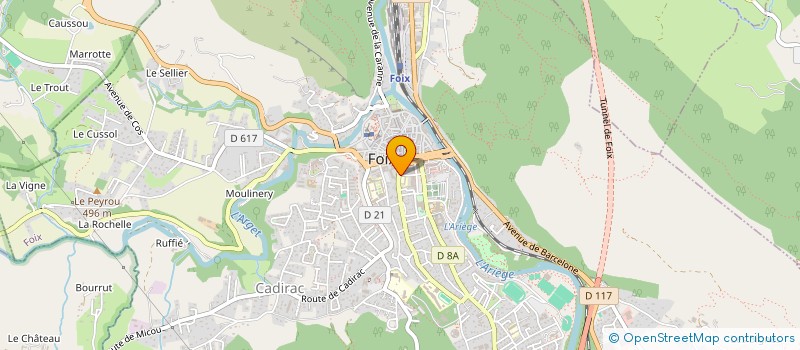 localisation de l'entreprise FEDERATION MUSICALE DE L ARIEGE à COS