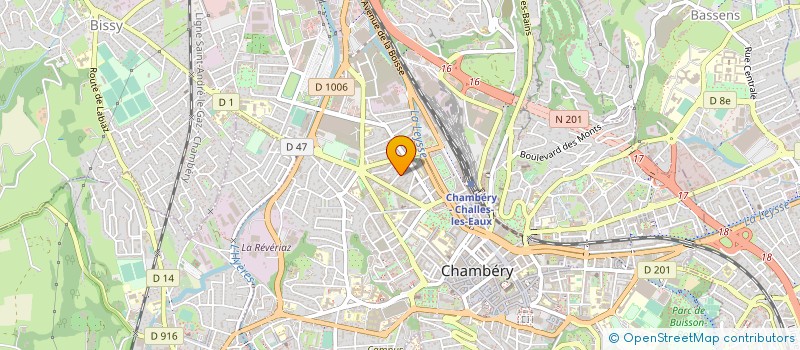 localisation de l'entreprise FEDERATION MUSICALE DE SAVOIE  CHAMBERY