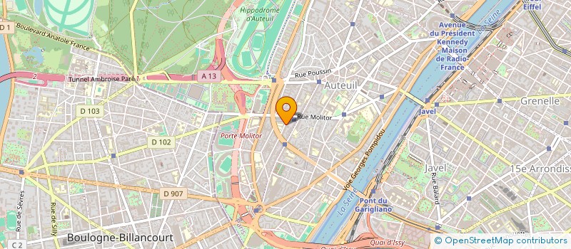 localisation de l'entreprise FEDERATION MUSIQUE & CHANT DE LA REFORME  PARIS