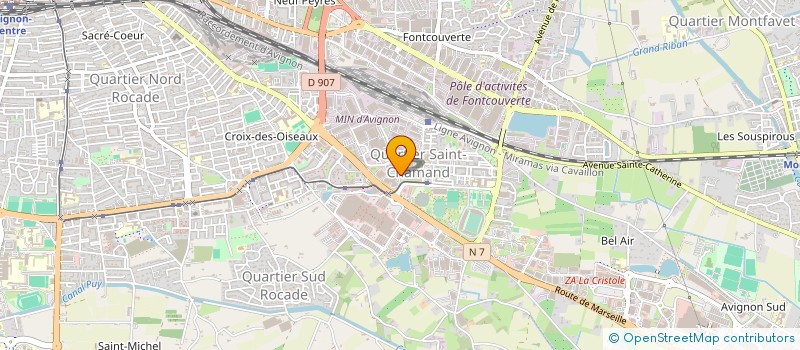 localisation de l'entreprise FEDERATION MUT SOC AGRIC ALPES VAUCLUSE  AVIGNON