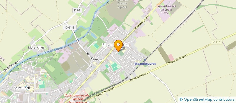 localisation de l'entreprise FEDERATION NAT ANC COMBATTANTS  ESCAUDUVRES