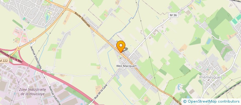 localisation de l'entreprise FEDERATION NAT ANCIENS COMBAT à LA CHAPELLE-D'ARMENTIERES