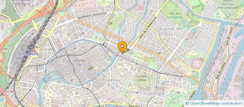 localisation de l'entreprise FEDERATION NAT ETUDIANTS EN GEOGRAPHIE à STRASBOURG