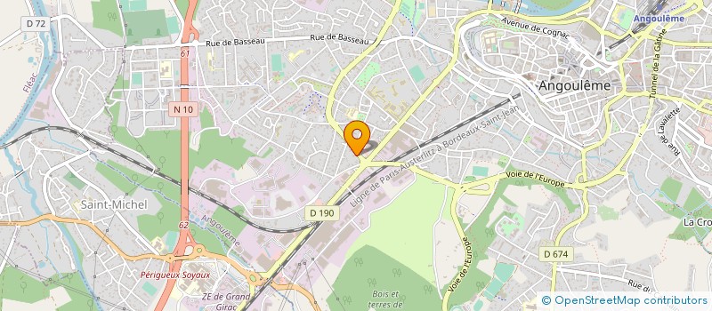 localisation de l'entreprise FEDERATION NAT JEUNES EXPLOITANTS FAMILIAUX à ANGOULEME