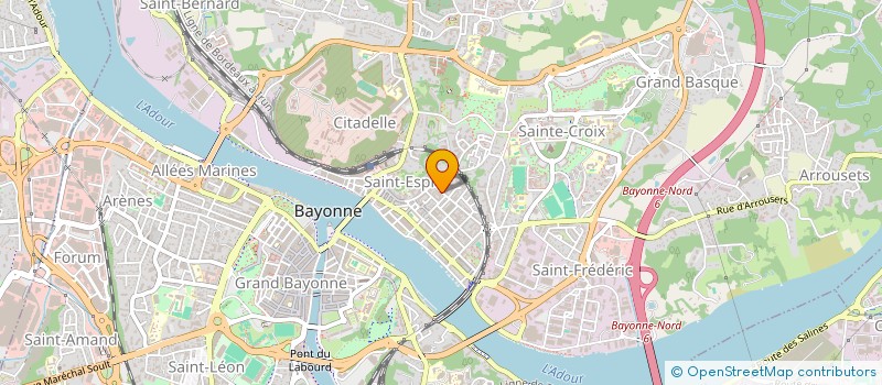 localisation de l'entreprise FEDERATION NATIONALE ANC COMBATTANTS à BAYONNE