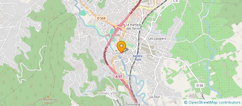 localisation de l'entreprise FEDERATION NATIONALE ANCIENS COMBATTANTS D ALGERIE MAROC TUNISIE  SOLLIES-PONT