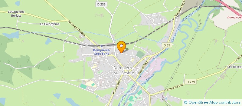 localisation de l'entreprise FEDERATION NATIONALE APHASIQUES FRANCE à DOMPIERRE-SUR-BESBRE