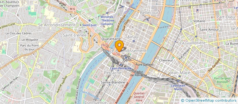 localisation de l'entreprise FEDERATION NATIONALE ASS SOS VOYAGEURS à LYON