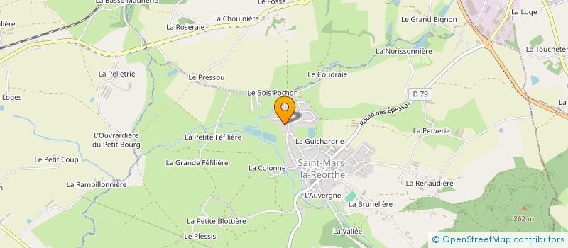localisation de l'entreprise FEDERATION NATIONALE D'ENTRAIDE AUX CONDUCTEURS à SAINT-MARS-LA-REORTHE