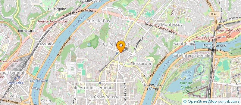 localisation de l'entreprise FEDERATION NATIONALE DE L'ENERGIE SOLAIRE (FNES)  CALUIRE-ET-CUIRE