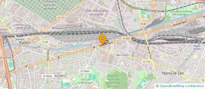 localisation de l'entreprise FEDERATION NATIONALE DE L'OFFRE DE SERVICES MSA à BOBIGNY