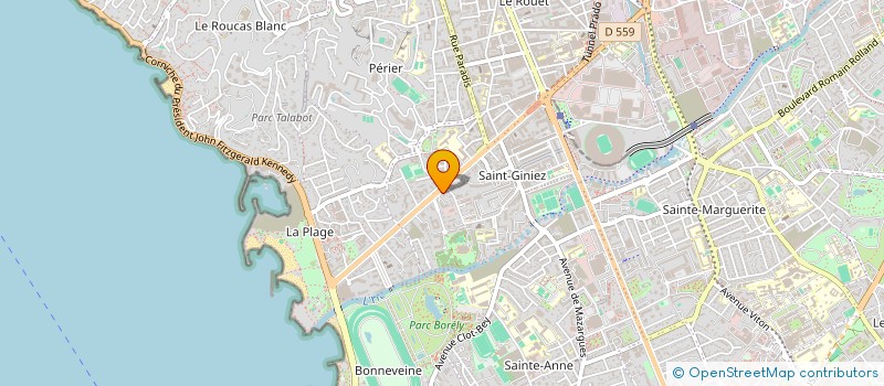 localisation de l'entreprise FEDERATION NATIONALE DE LA COIFFURE PACA à MARSEILLE