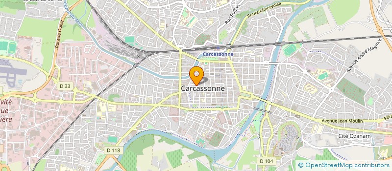 localisation de l'entreprise FEDERATION NATIONALE DE SAUVEGARDE DES SITES ET ENSEMBLES MONUMENTAUX à CARCASSONNE