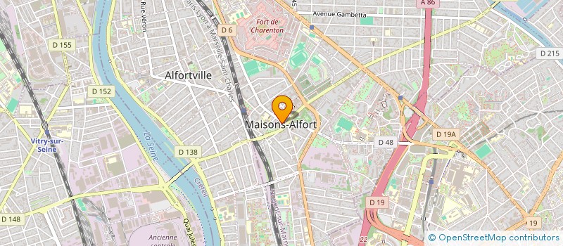 localisation de l'entreprise FEDERATION NATIONALE DEPORTES ET INTERNES DE LA RESISTANCE  MAISONS-ALFORT