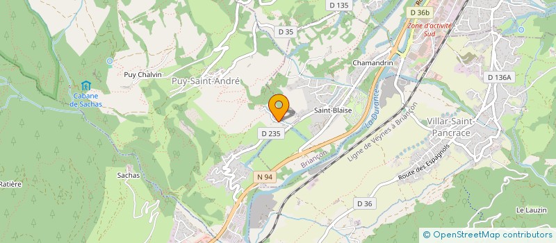localisation de l'entreprise FEDERATION NATIONALE DES ACCIDENTES DE LA VIE SECTION BRIANCON ET L ARGENTIERE  PUY-SAINT-ANDRE