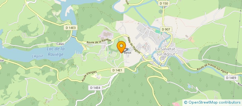 localisation de l'entreprise FEDERATION NATIONALE DES ACCIDENTES DU TRAVAIL ET DES HANDICAPES  LA SALVETAT-SUR-AGOUT