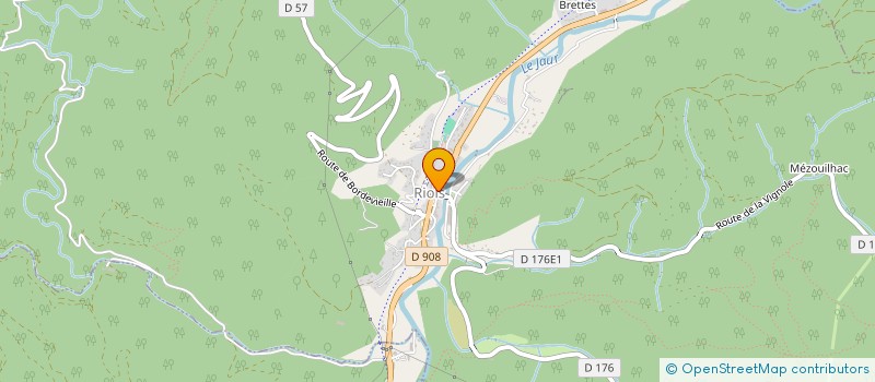 localisation de l'entreprise FEDERATION NATIONALE DES ACCIDENTES DU TRAVAIL ET DES HANDICAPES (FNATH) SECTION DE SAINT PONS DE THOMIERES 19/43  SAINT-PONS-DE-THOMIERES