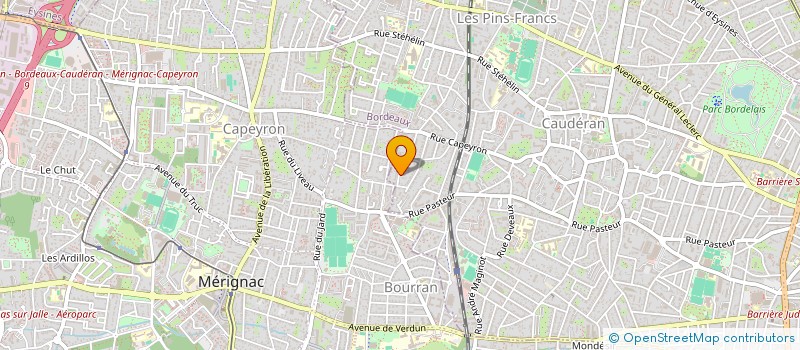 localisation de l'entreprise FEDERATION NATIONALE DES ACTEURS DE L'EDUCATION POPULAIRE (FNAEP)  BORDEAUX