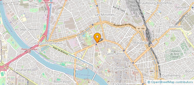 localisation de l'entreprise FEDERATION NATIONALE DES ACTIVITES DE GRAPHISME & DESIGN - F.N.A.G.D à TOULOUSE