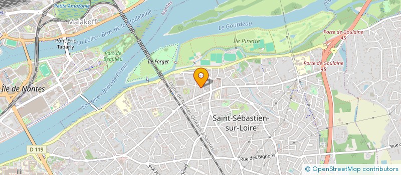 localisation de l'entreprise FEDERATION NATIONALE DES ANCIEN COMBATTANTS EN ALGERIE, MAROC ET TUNISIE COMITE LOCAL DE SAINT SEBASTIEN SUR LOIRE à SAINT-SEBASTIEN-SUR-LOIRE