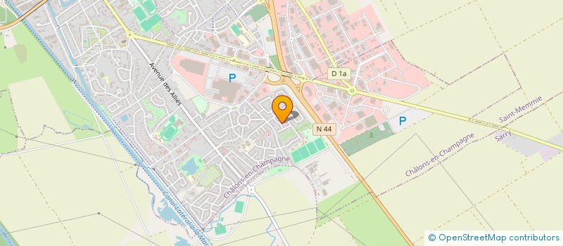 localisation de l'entreprise FEDERATION NATIONALE DES ANCIENS COMBATTANTS EN ALGERIE MAROC ET TUNISIE COMITE CHALONS EN CHAMPAGNE  CHALONS-EN-CHAMPAGNE