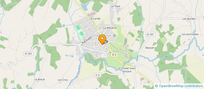 localisation de l'entreprise FEDERATION NATIONALE DES ANCIENS COMBATTANTS EN ALGERIE MAROC ET TUNISIE COMITE D'ORADOUR SUR GLANE à ORADOUR-SUR-GLANE