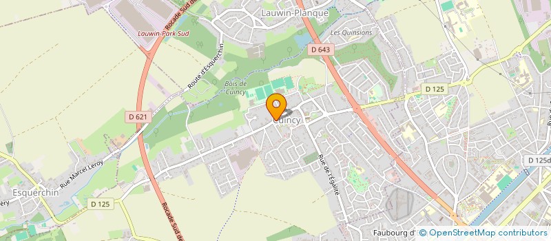 localisation de l'entreprise FEDERATION NATIONALE DES ANCIENS COMBATTANTS EN ALGERIE, MAROC ET TUNISIE - COMITE DE CUINCY  CUINCY