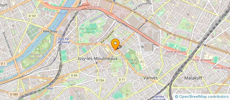 localisation de l'entreprise FEDERATION NATIONALE DES ANCIENS COMBATTANTS EN ALGERIE MAROC ET TUNISIE COMITE ISSY LES MOULINEAUX à ISSY-LES-MOULINEAUX