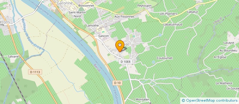 localisation de l'entreprise FEDERATION NATIONALE DES ANCIENS COMBATTANTS EN ALGERIE MAROC TUNISIE  CADILLAC-SUR-GARONNE